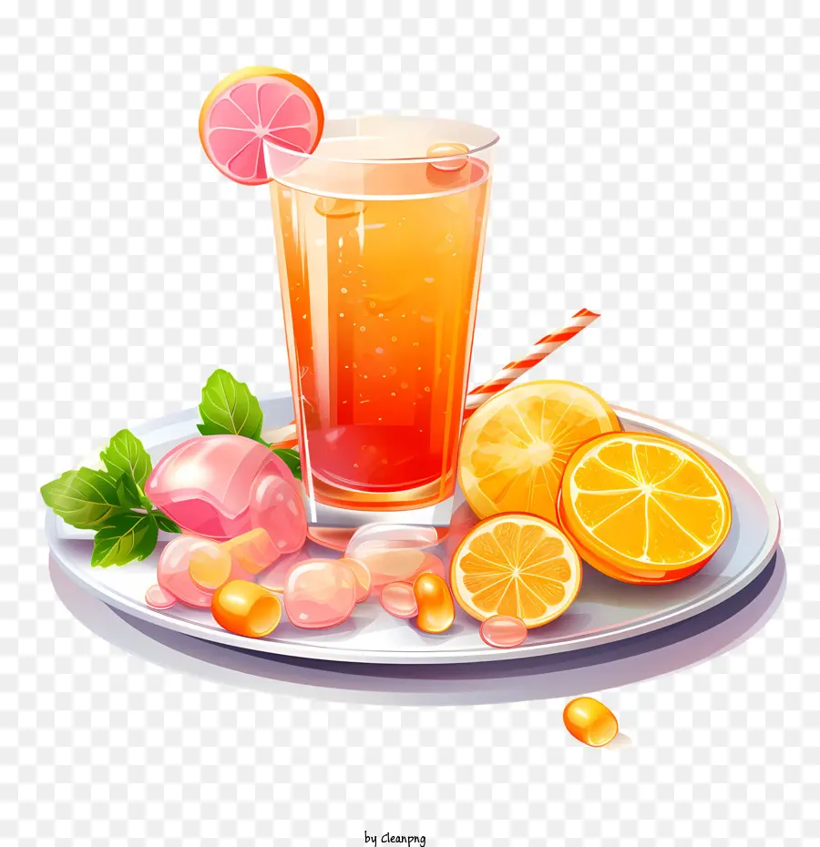 Hari Permen Nasional，Minuman Berwarna Warni PNG