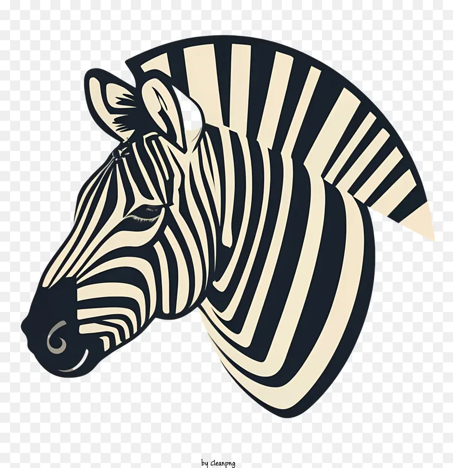 Logo Zebra，Kepala Zebra PNG