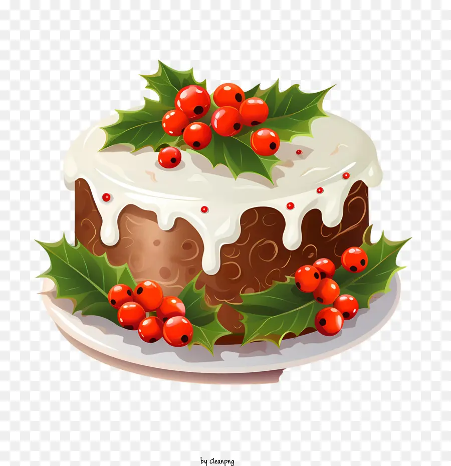 Kue Natal，Holly PNG