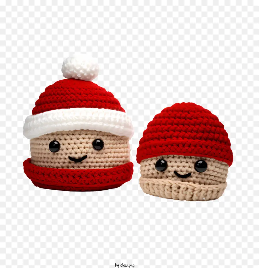 Boneka Natal，Topi Dan Mainan Rajutan PNG