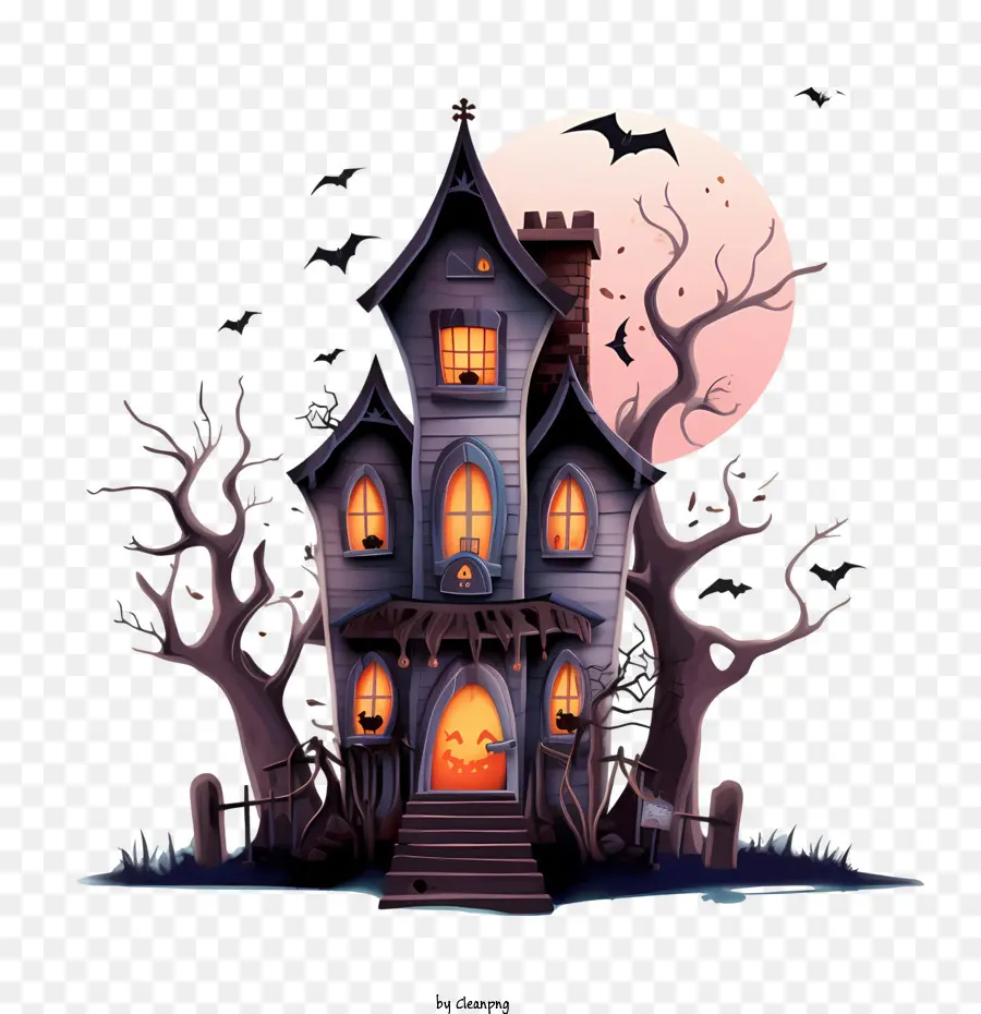 Rumah Halloween Berhantu，Rumah Berhantu PNG