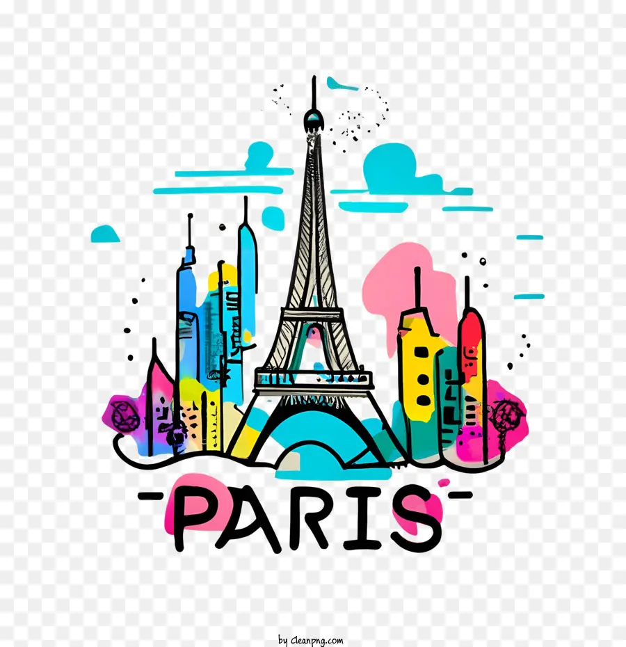 Paris，Menara Eiffel PNG