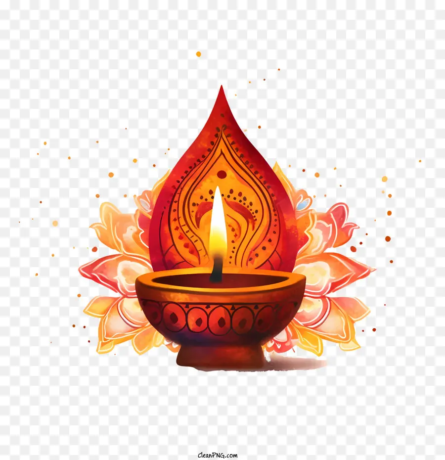 Diwali Lampu，Diwali PNG