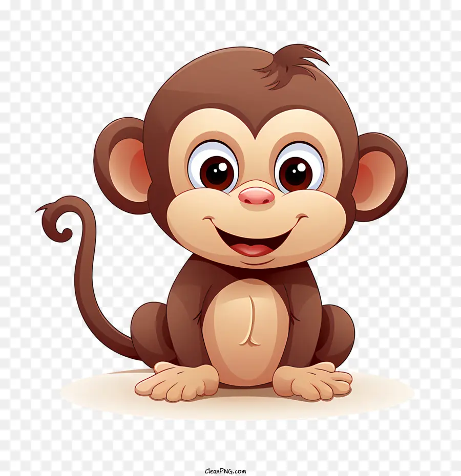 Monyet Hari，Lucu PNG