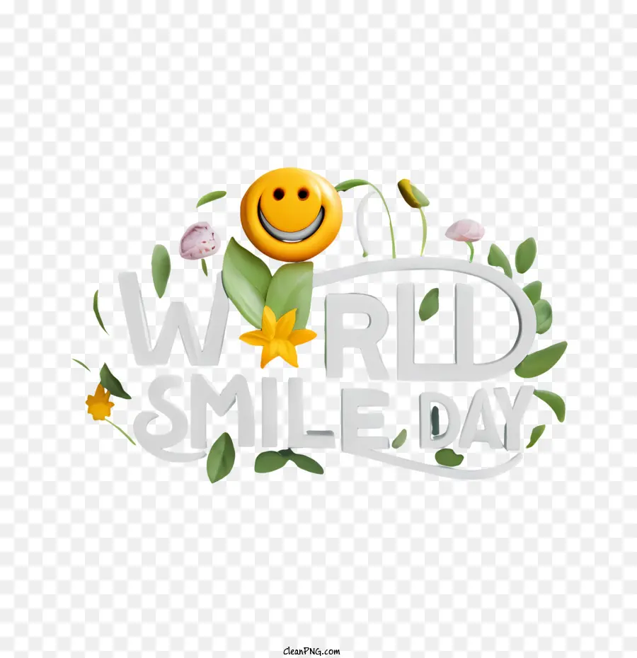 Dunia Tersenyum Hari，Bahagia PNG