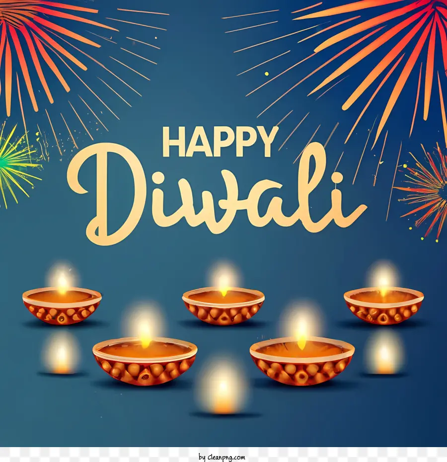 Selamat Diwali，Lampu Diwali PNG