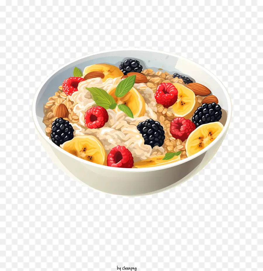 Hari Gandum，Semangkuk Oatmeal PNG