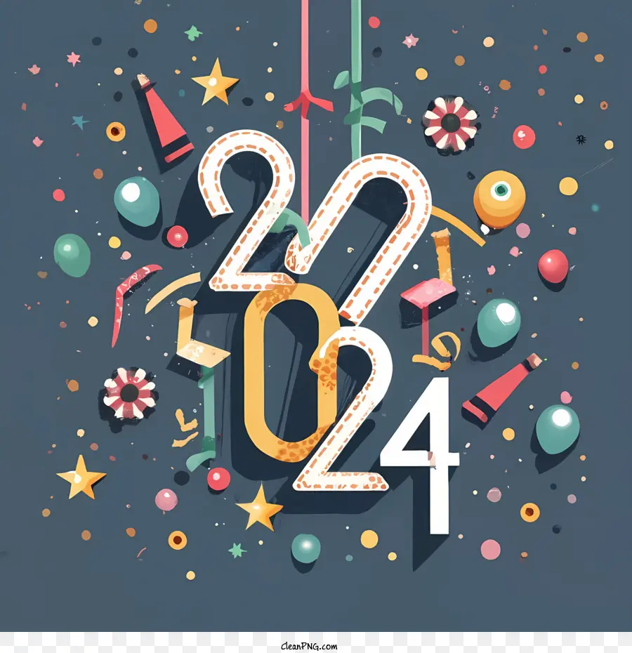 2024 Selamat Tahun Baru，Tahun Baru PNG