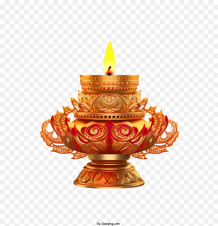 Diwali Lampu，Dihiasi PNG