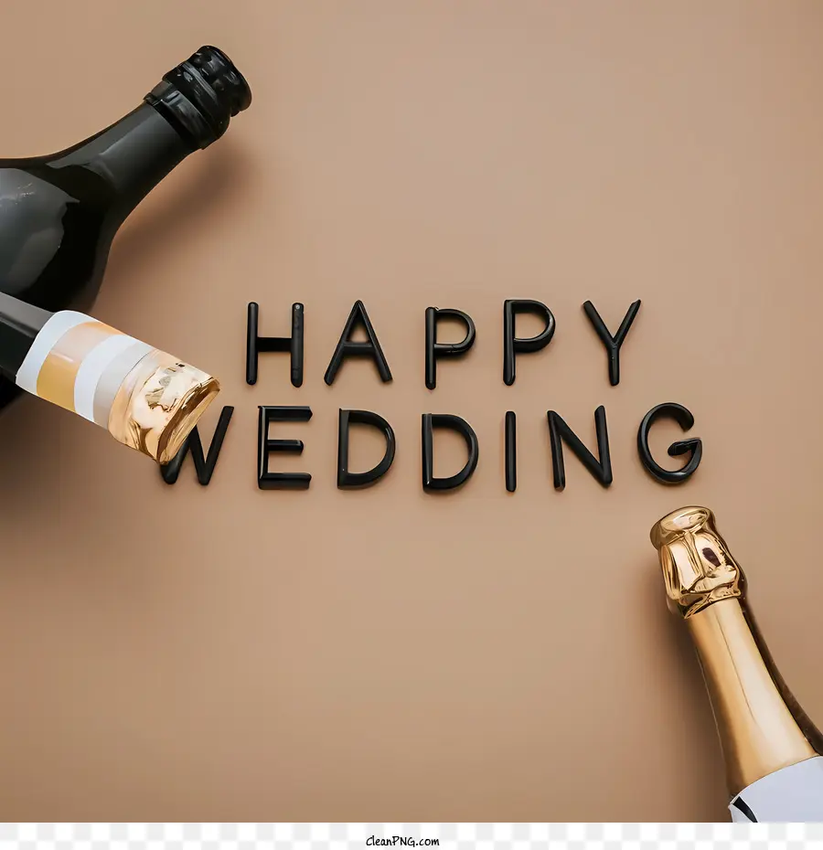 Pernikahan，Botol Anggur PNG