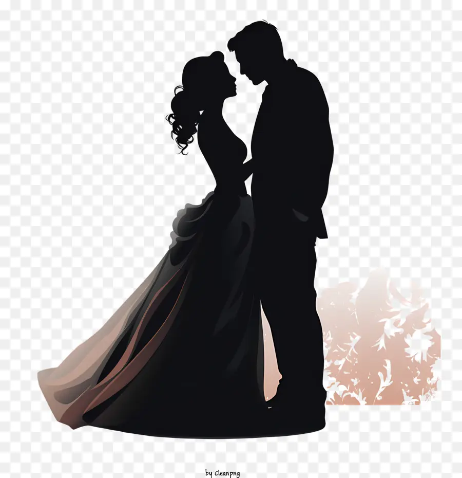 Siluet Pasangan Pernikahan，Pernikahan PNG