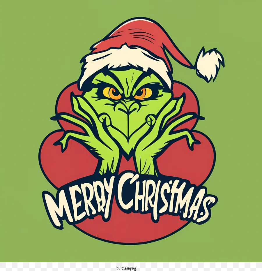 Grinch Natal，Selamat Natal PNG