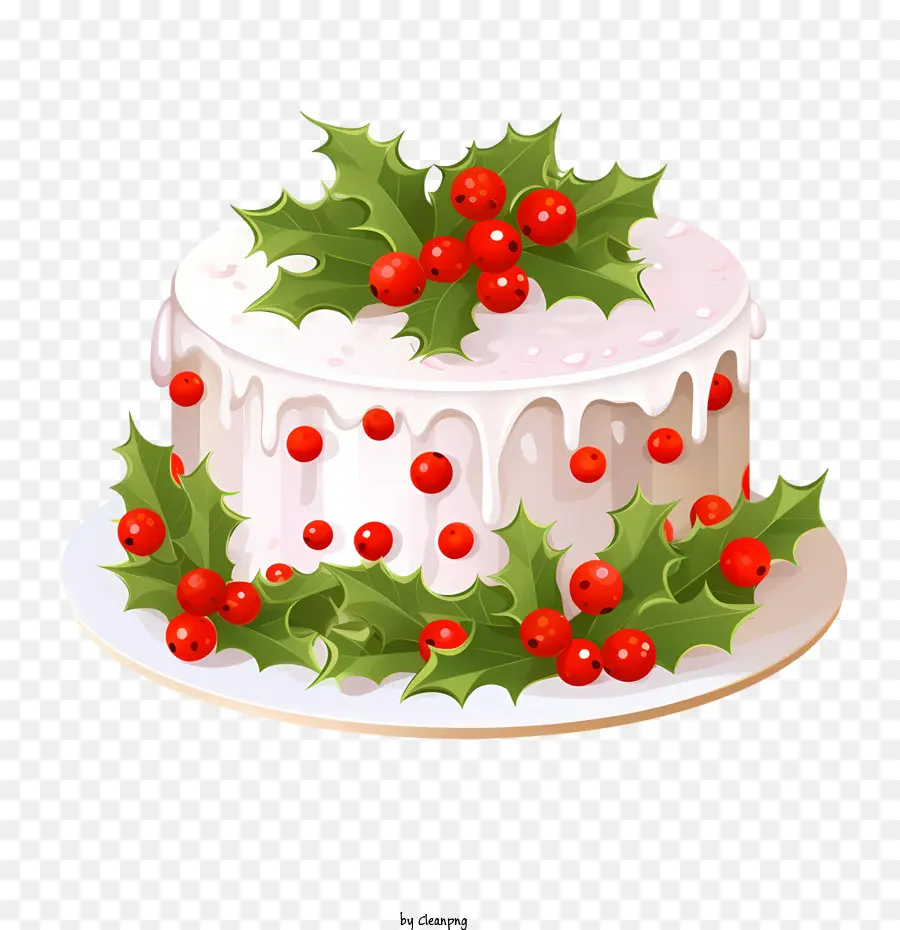 Kue Natal，Holly PNG