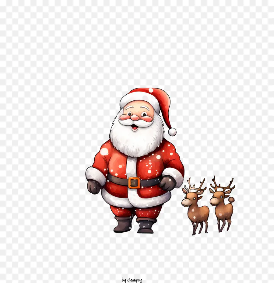 Hari Kartu Natal，Santa Claus PNG