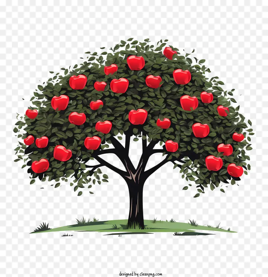 Pohon Buah，Pohon Apel PNG