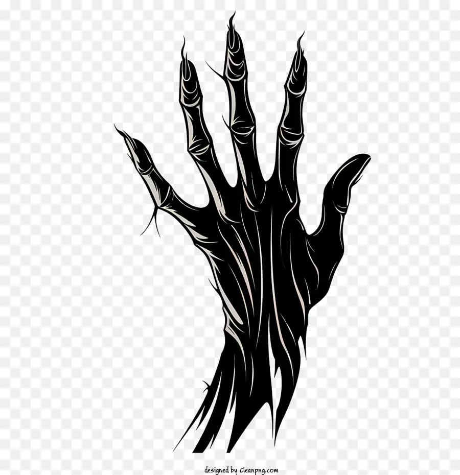 Halloween Claw，Tulang PNG