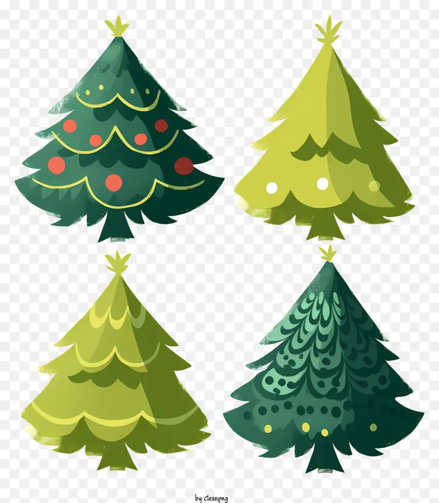 Pohon Natal，Pohon Natal Hijau PNG