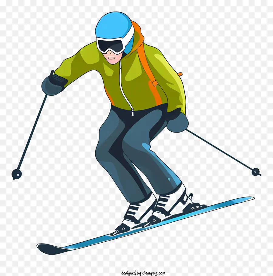 Kartun Ski，Ski Ski Gunung PNG