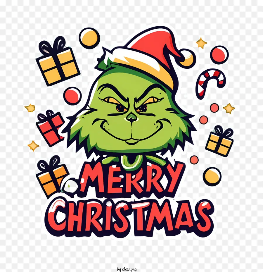 Natal Grinch，Selamat Natal PNG