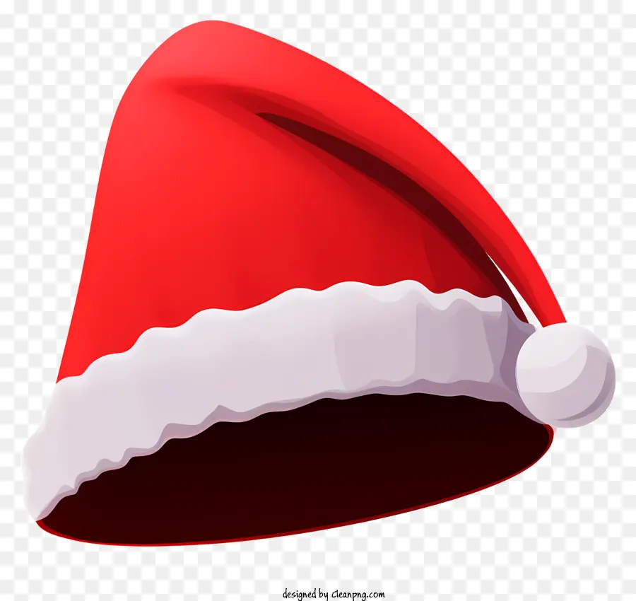 Topi Santa Claus，Topi Natal Merah Dan Putih PNG