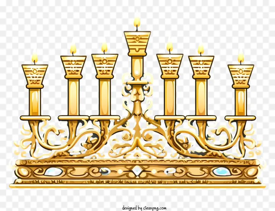 Menorah，Lilin PNG