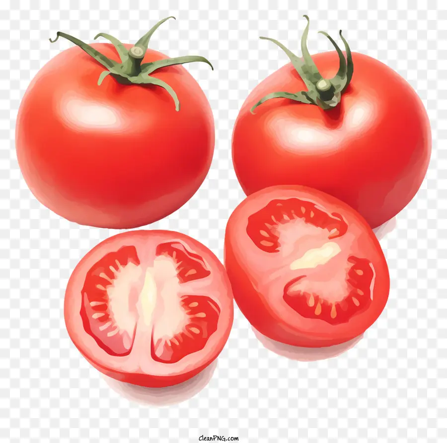 Tomat Matang，Irisan Tomat PNG