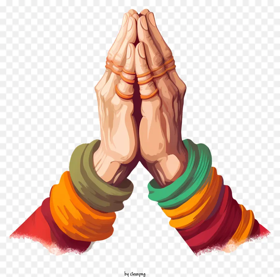 Doa Tangan，Cincin Dengan Jari PNG