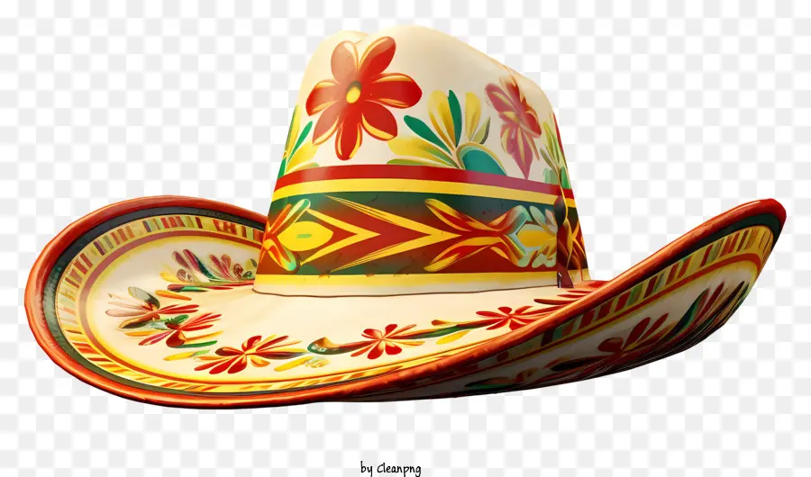 Meksiko Topi，Warna Warni Topi PNG
