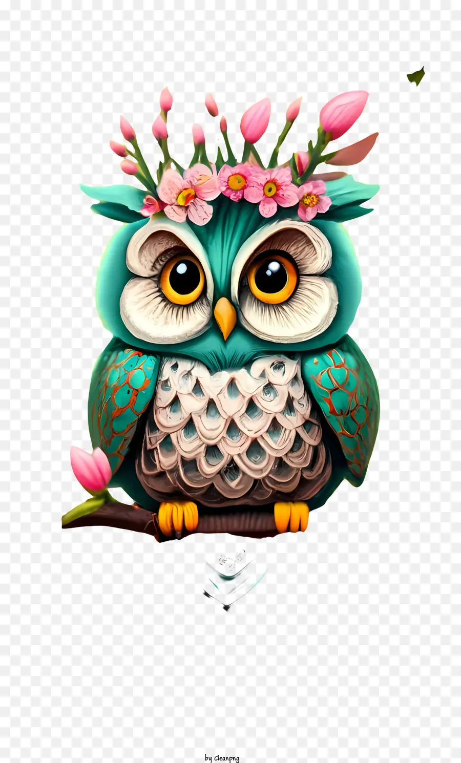 Kartun Owl，Burung Hantu PNG