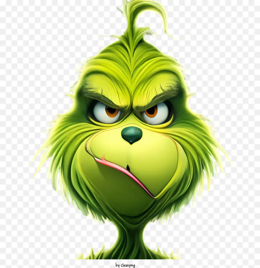 Grinch Natal，Grinch Hijau PNG