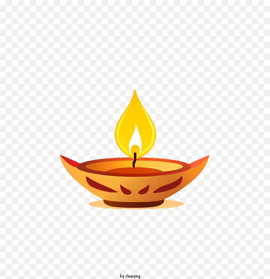 Diwali Lampu，Lentera PNG