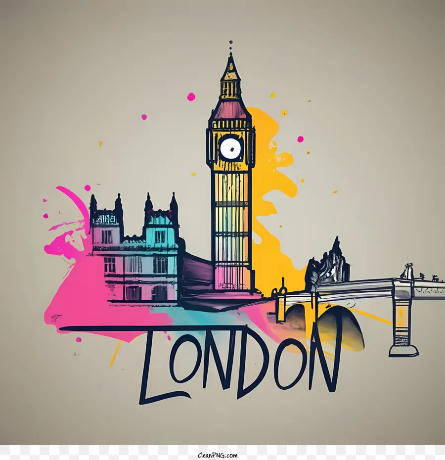 London，Ilustrasi London PNG