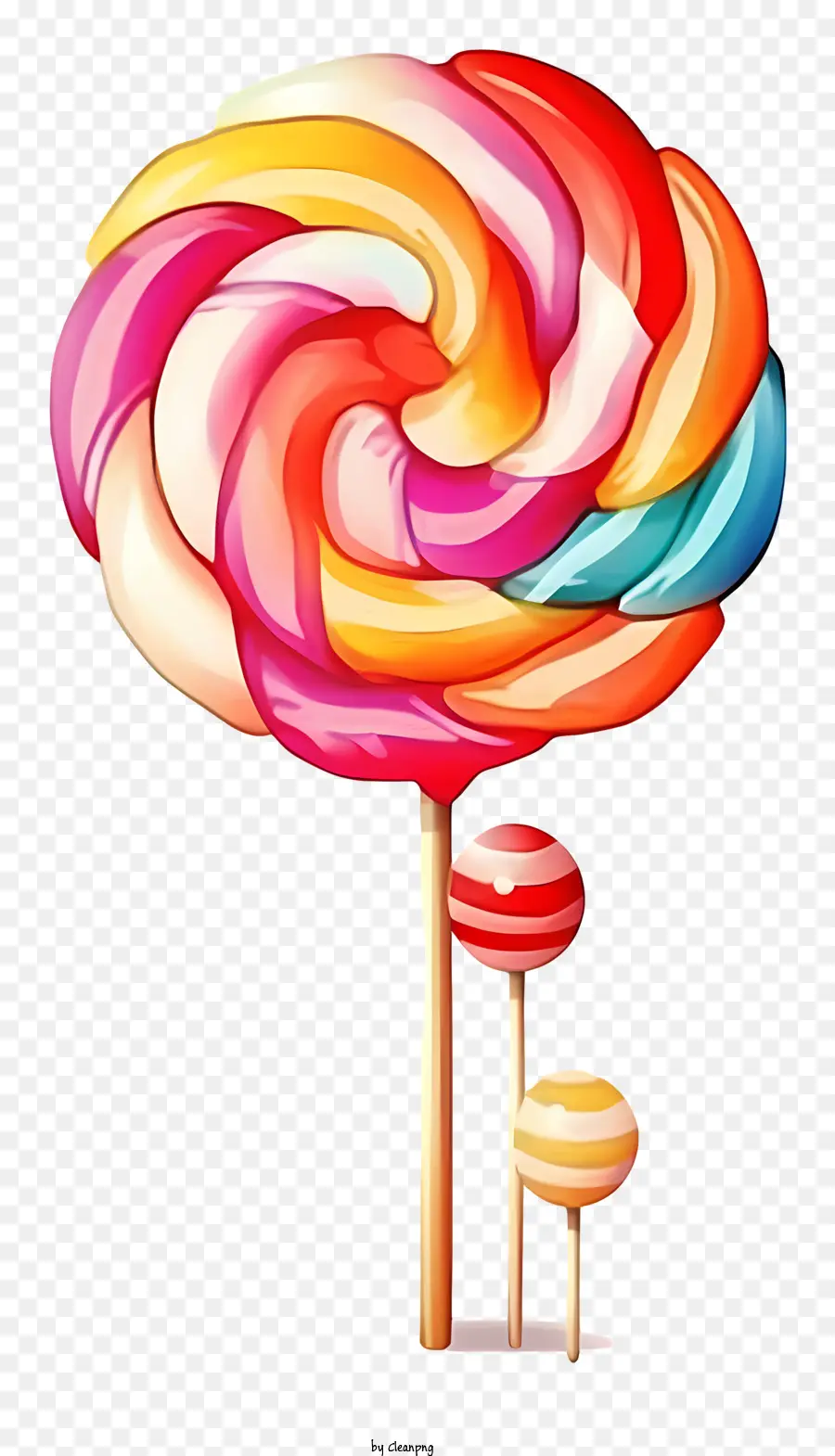 Lollipop Pohon，Warna Warni Lolipop PNG