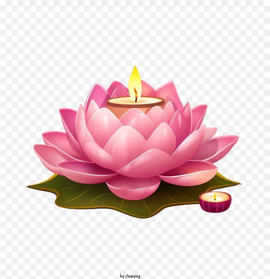 Bunga Lotus Lilin，Bunga Teratai PNG