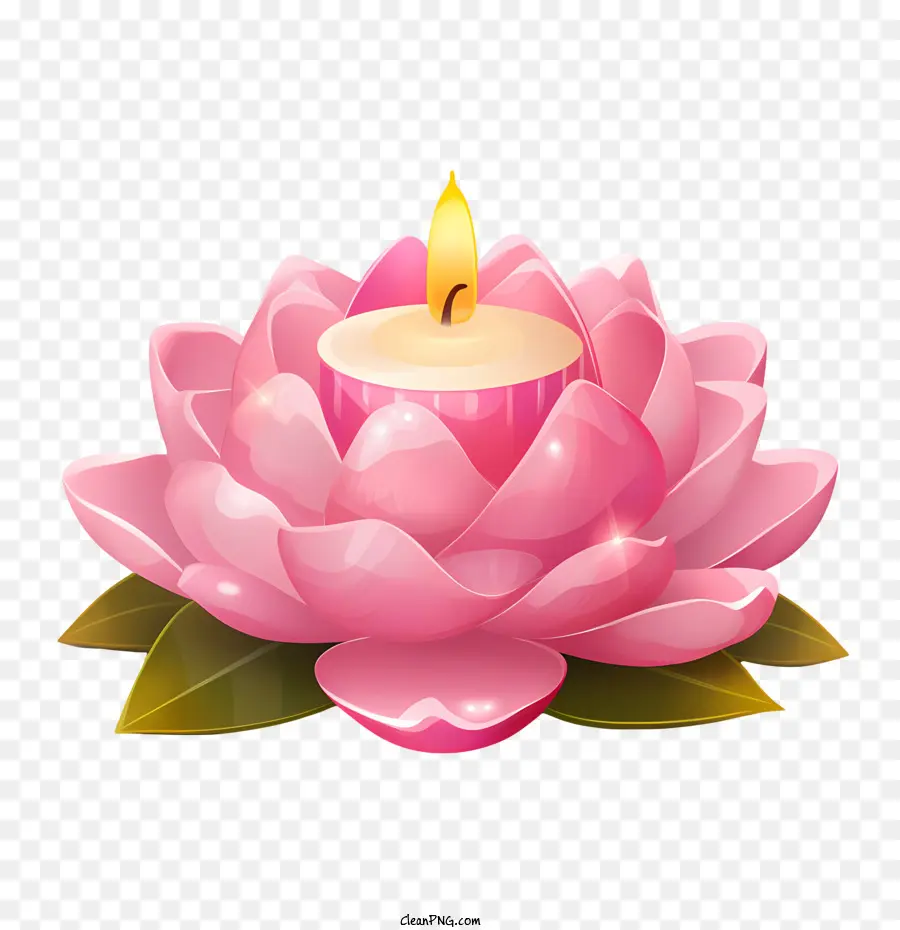Bunga Lotus Lilin，Bunga Teratai PNG