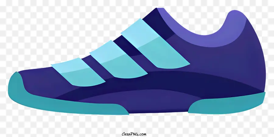 Sepatu Lari Berwarna Biru，Sepatu Kets PNG