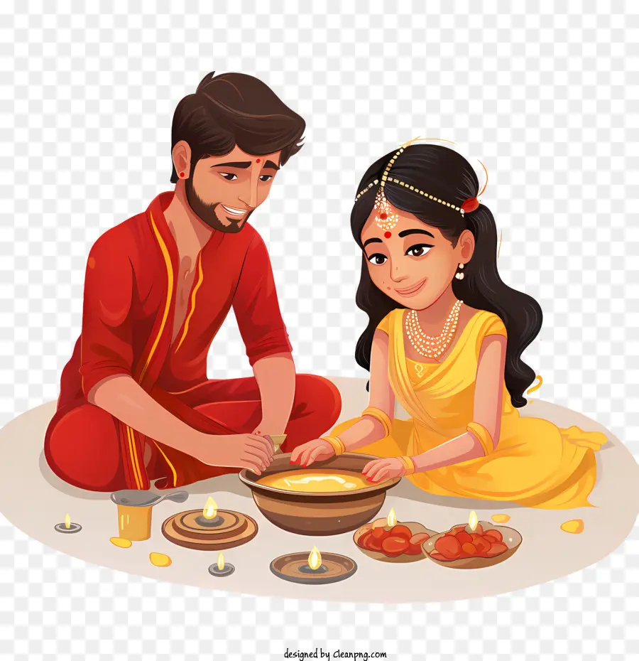 Bhai Dooj，Pasangan PNG