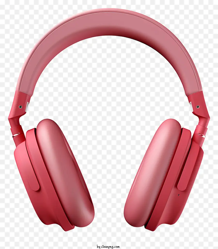 Headphone Nirkabel Merah，Earbud Dengan Kawat PNG
