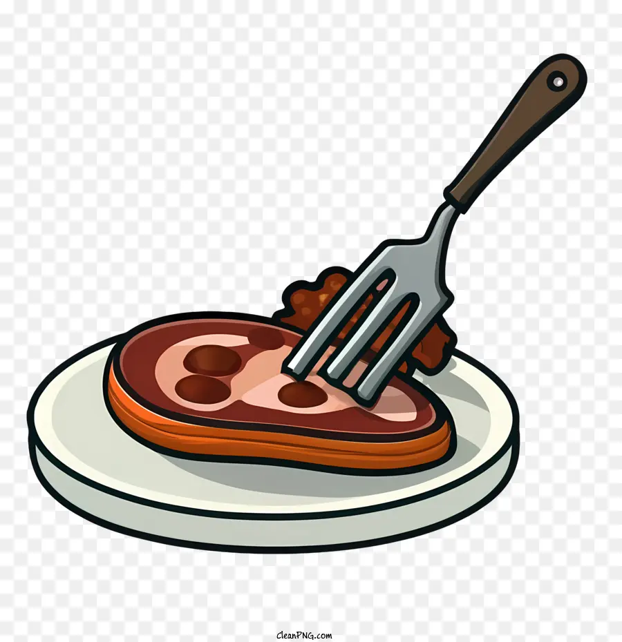 Kartun Steak，Daging PNG
