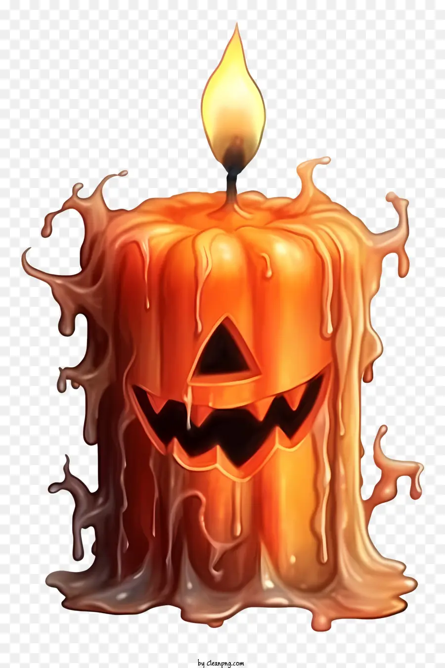 Lilin Halloween，Lilin Jack O' Lantern PNG