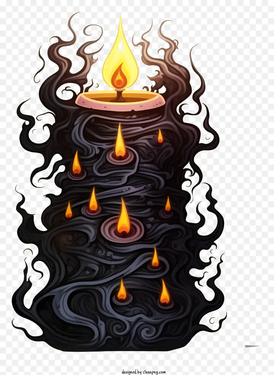 Lilin，Beberapa Api PNG