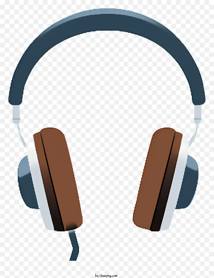 Headphone Di Atas Telinga，Headphone Biru PNG