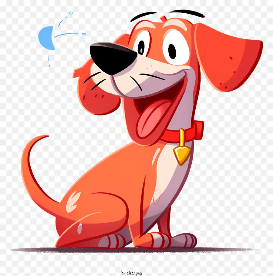 Kartun Anjing，Merah Anjing PNG