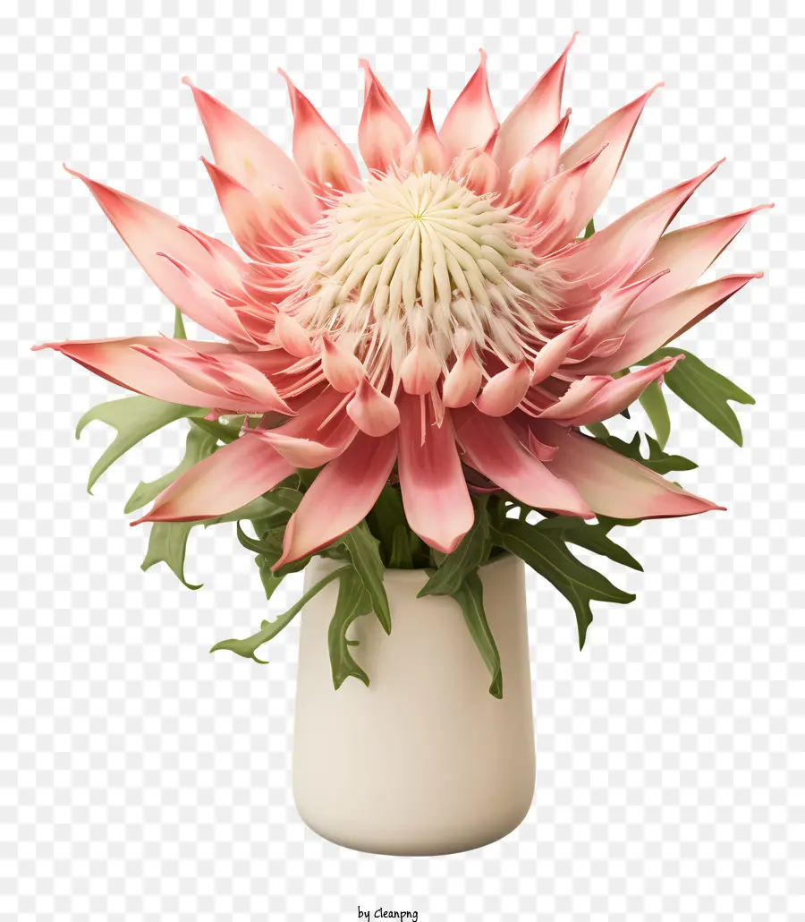 Bunga Yang Realistis，Vas Putih PNG