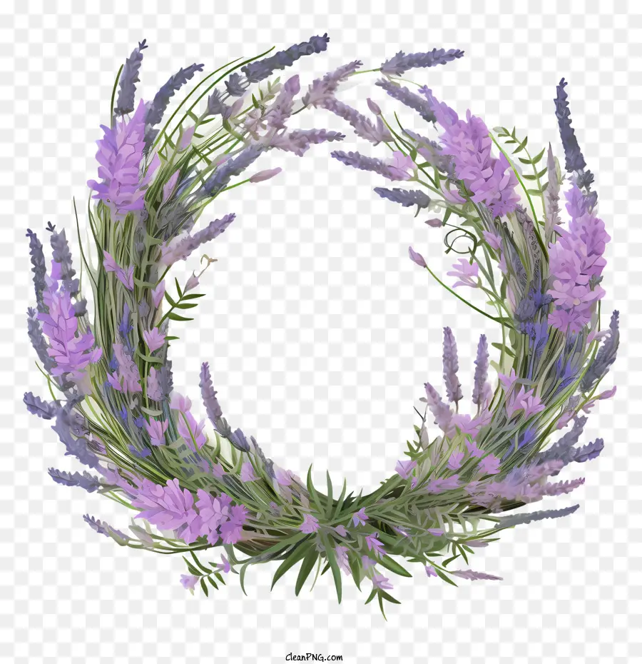 Karangan Bunga Lavender，Karangan Bunga PNG