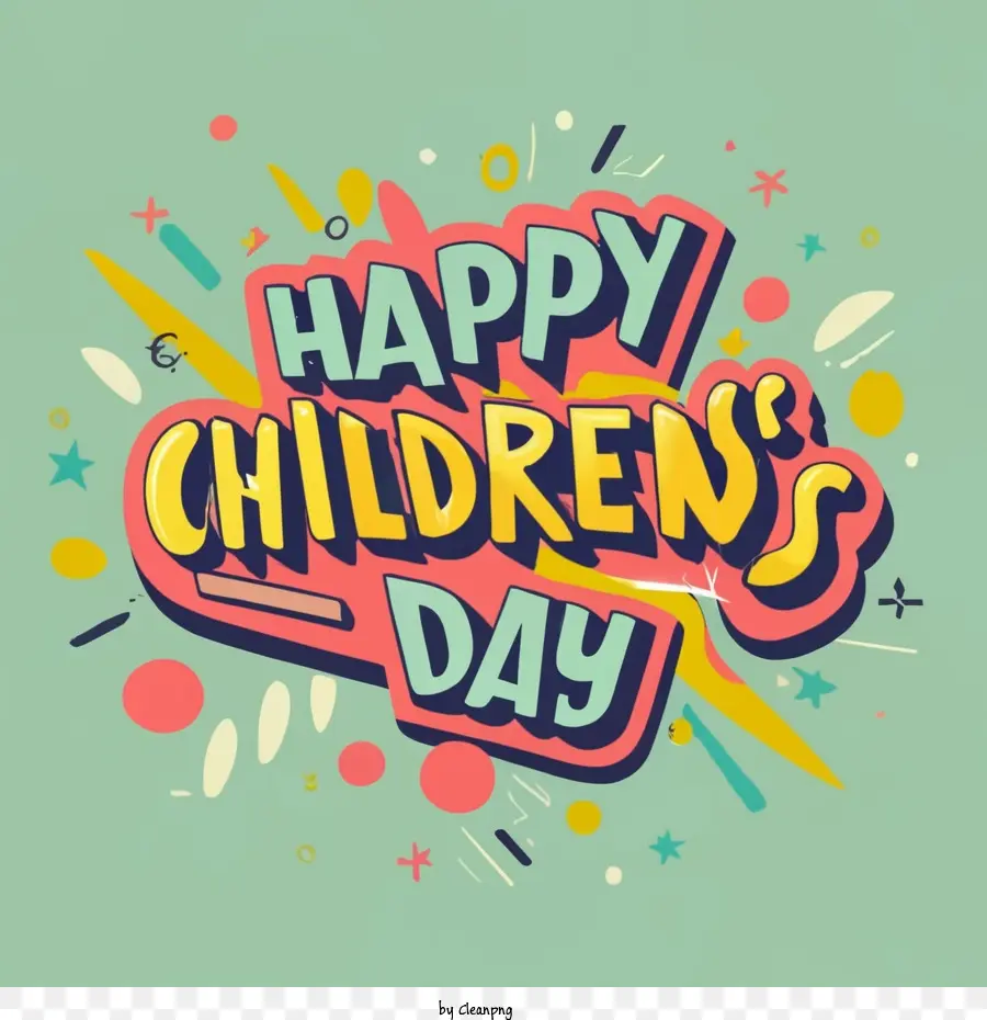 Selamat Hari Anak Anak，Bahagia PNG