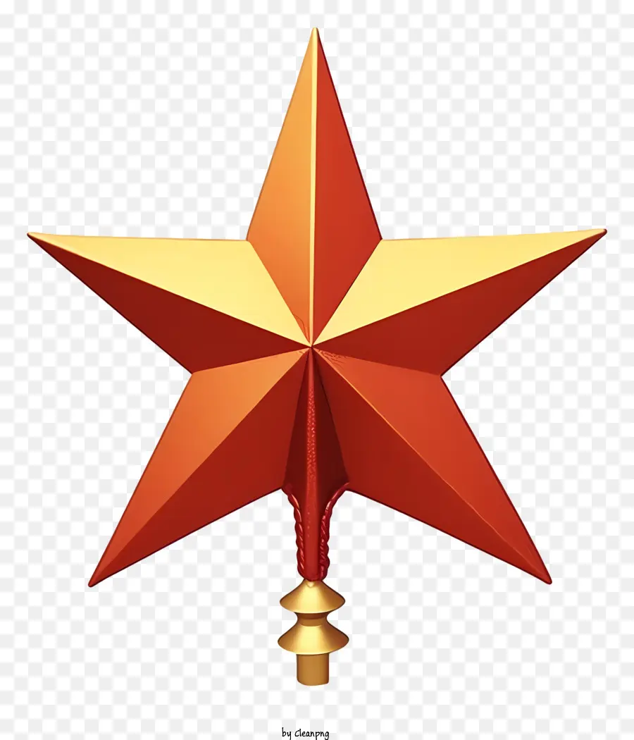 Bintang Merah，Bintang Emas PNG