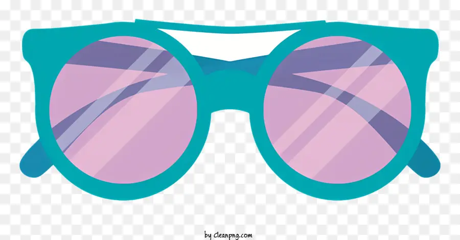Kacamata，Lensa Merah Muda PNG