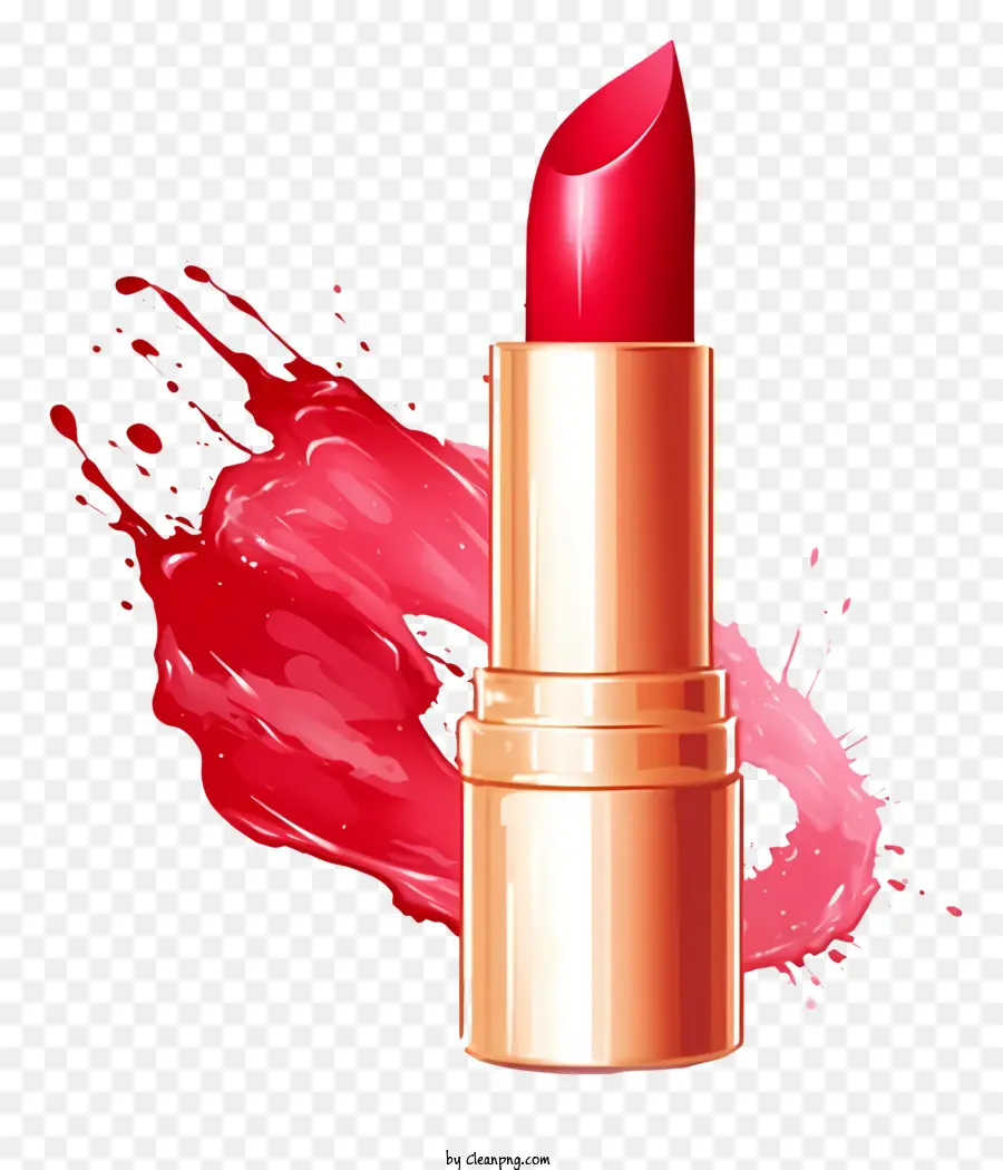 Lipstik Merah，Iklan Kosmetik PNG