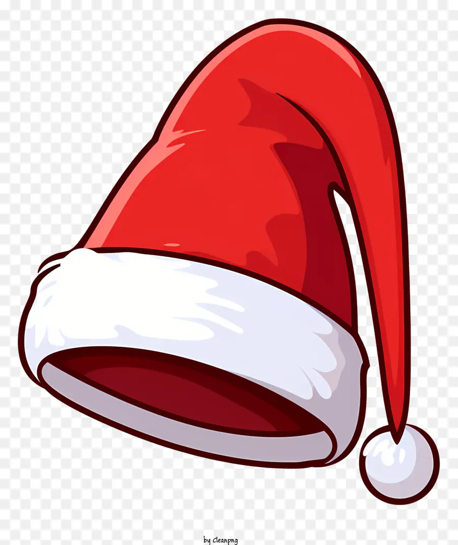Topi Santa Claus，Topi Natal PNG
